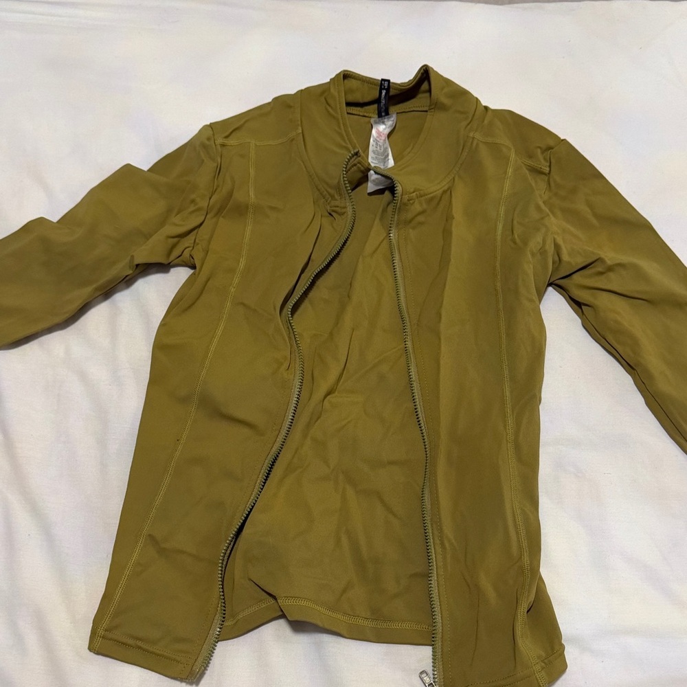Pretty Little Thing - Olive Green Zip-Up Jacket